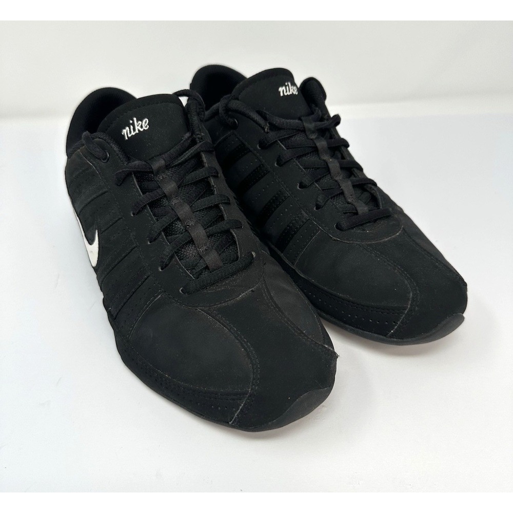 Nike Musique III Black Leather Dance Fitness Shoes 318076-011 Women's Size 8.5